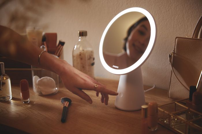 Дзеркало косметичне Philips Mirror 4.5w 5000/4000/3000K USB білий