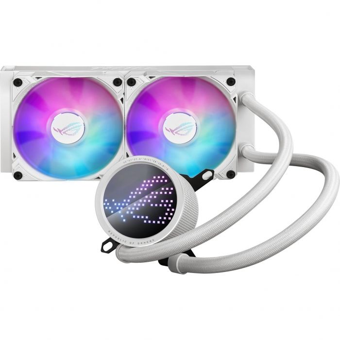 Система рідинного охолодження ASUS ROG RYUO III 240 ARGB WHT Intel: LGA 115x, 1700, 1200;AMD: AM4, AM5, Anime Matrix LED, ARGB, білий