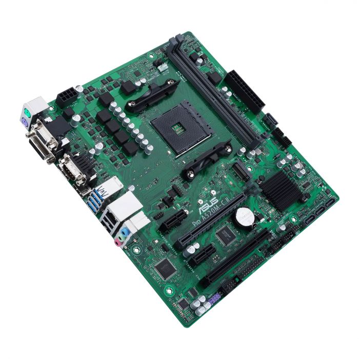 Материнcька плата ASUS PRO A520M-C II/CSM sAM4 A520 2xDDR4 HDMI D-Sub DP DVI mATX
