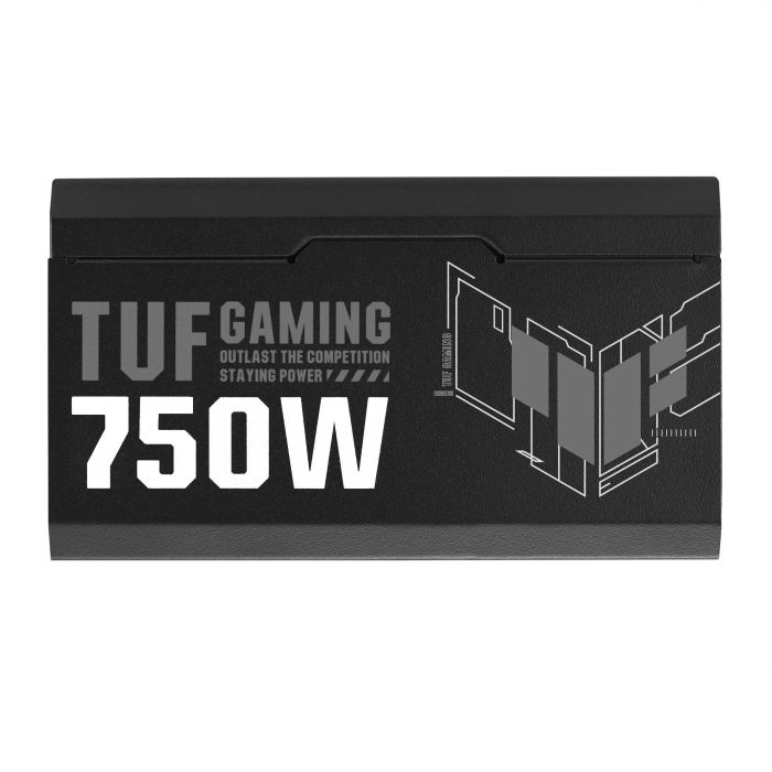 Блок живлення ASUS TUF GAMING (750W), >90%, 80+ Gold, 135mm, 1xMB 24pin(20+4), 2xCPU 8pin(4+4), 4xMolex, 5xSATA, 3xPCIe 8pin(6+2), Fully Modular, TUF-GAMING-750G