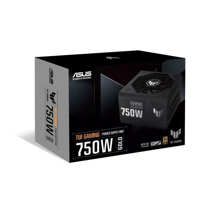 Блок живлення ASUS TUF GAMING (750W), >90%, 80+ Gold, 135mm, 1xMB 24pin(20+4), 2xCPU 8pin(4+4), 4xMolex, 5xSATA, 3xPCIe 8pin(6+2), Fully Modular, TUF-GAMING-750G