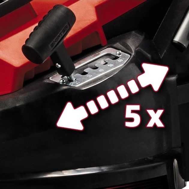 Газонокосарка Einhell GC-EM 1600/37, 1600 Вт, 37 см, 38 л, 20-60 мм, до 700 м2, 10.8 кг
