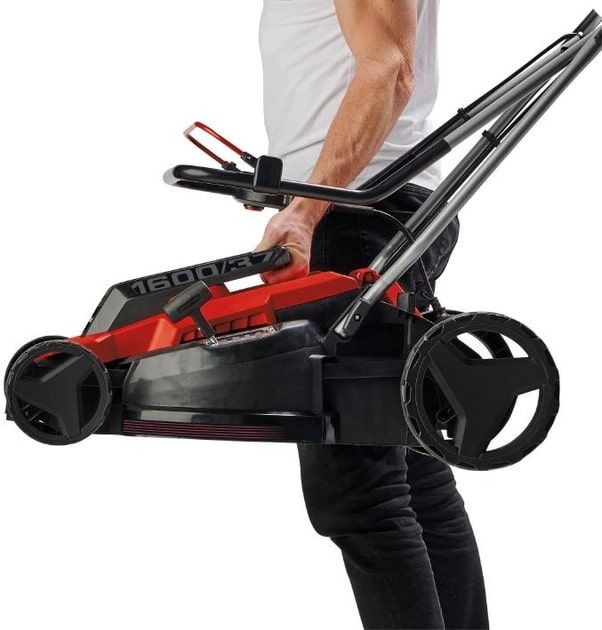 Газонокосарка Einhell GC-EM 1600/37, 1600 Вт, 37 см, 38 л, 20-60 мм, до 700 м2, 10.8 кг