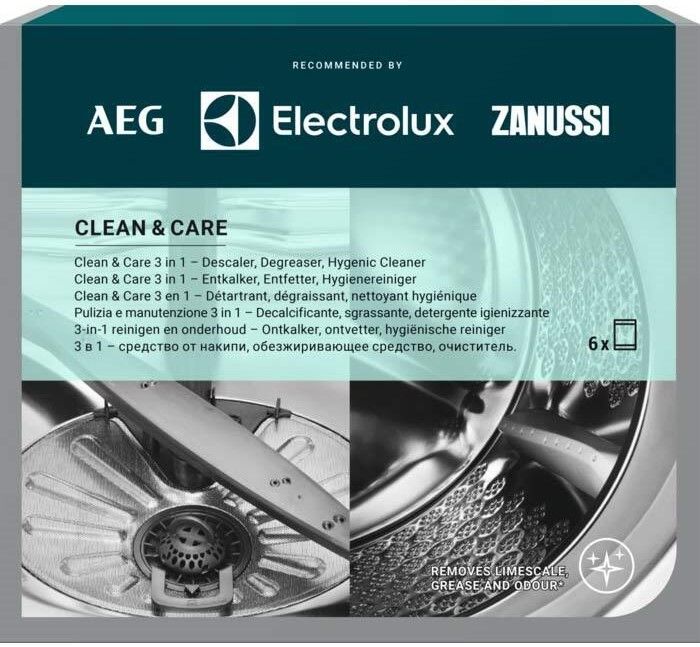 Набір Electrolux для чищення пральних та посудомийних машин, 6x50гр