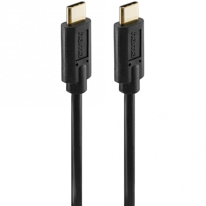 Кабель заряджання/синхронізації Hama USB-С > USB-C, 1,5м ,чорний