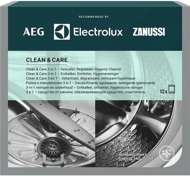 Набір Electrolux для чищення пральних та посудомийних машин, 12x50гр