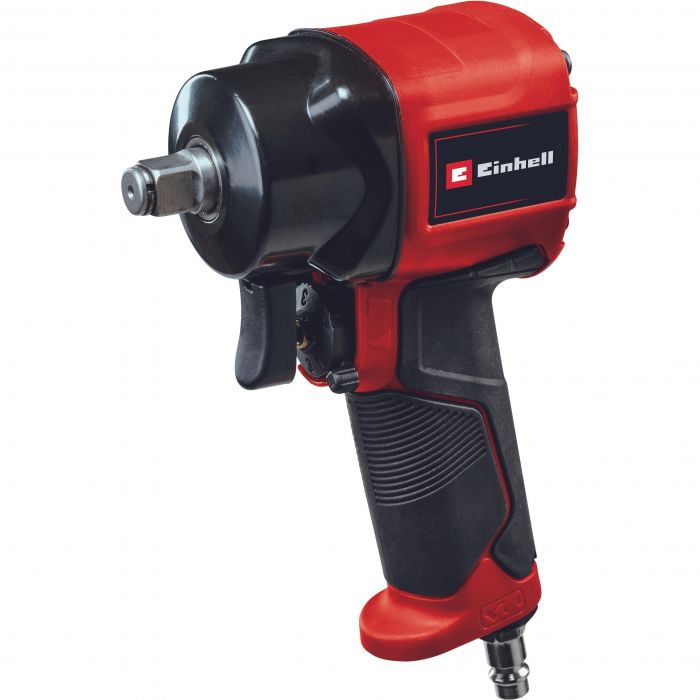 Гайкокрут пневматичний Einhell TC-PW 610 Compact, 610Нм, 6.3бар, 142л/хв, М14, 3 головки, кейс, 1.14кг