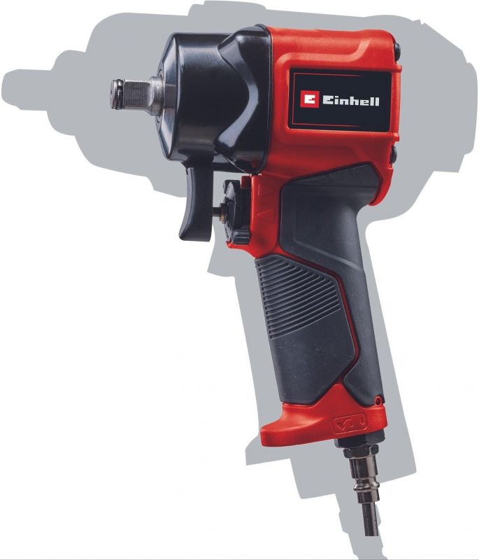 Гайкокрут пневматичний Einhell TC-PW 610 Compact, 610Нм, 6.3бар, 142л/хв, М14, 3 головки, кейс, 1.14кг