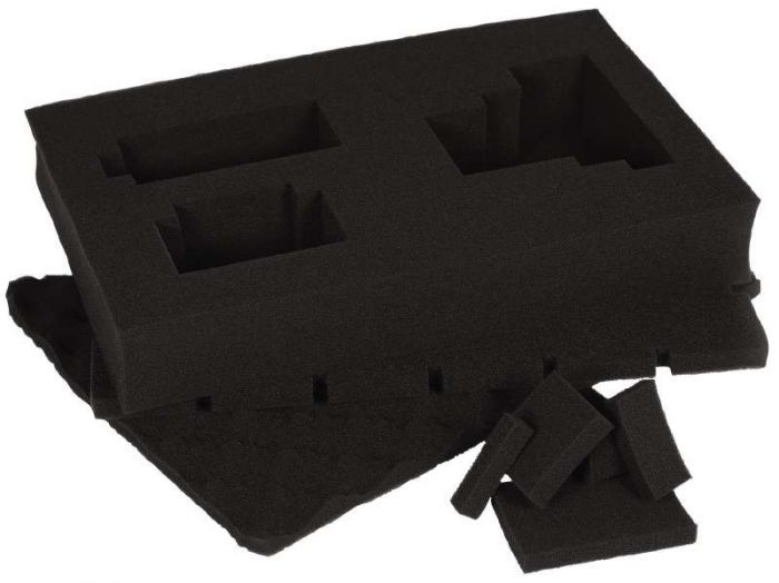 Кейс для інструменту Einhell E-Case S-F, 13.1х44.4х33см, поролоновий вкладиш Grid Foam Set, пластик