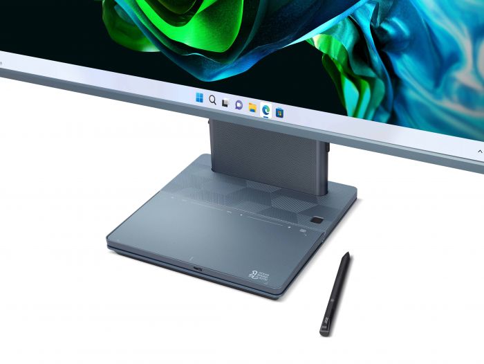Комп'ютер персональний моноблок Acer Aspire S32-1856 31.5" QHD, Intel i7-1360P, 32GB, F1024GB, UMA, WiFi, кл+м, Lin, сірий