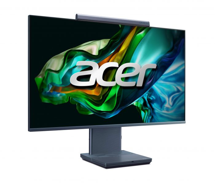 Комп'ютер персональний моноблок Acer Aspire S32-1856 31.5" QHD, Intel i7-1360P, 32GB, F1024GB, UMA, WiFi, кл+м, Lin, сірий