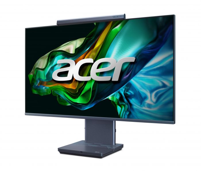Комп'ютер персональний моноблок Acer Aspire S32-1856 31.5" QHD, Intel i7-1360P, 32GB, F1024GB, UMA, WiFi, кл+м, Lin, сірий
