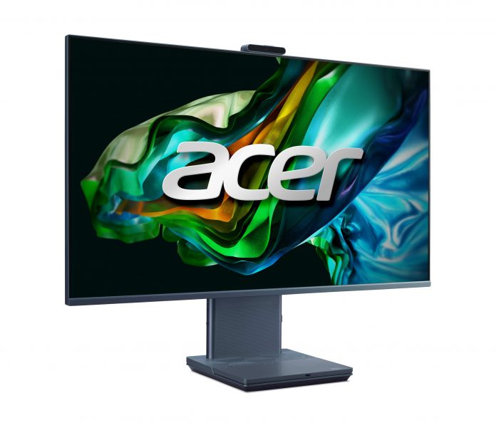 Комп'ютер персональний моноблок Acer Aspire S32-1856 31.5" QHD, Intel i7-1360P, 32GB, F1024GB, UMA, WiFi, кл+м, Lin, сірий