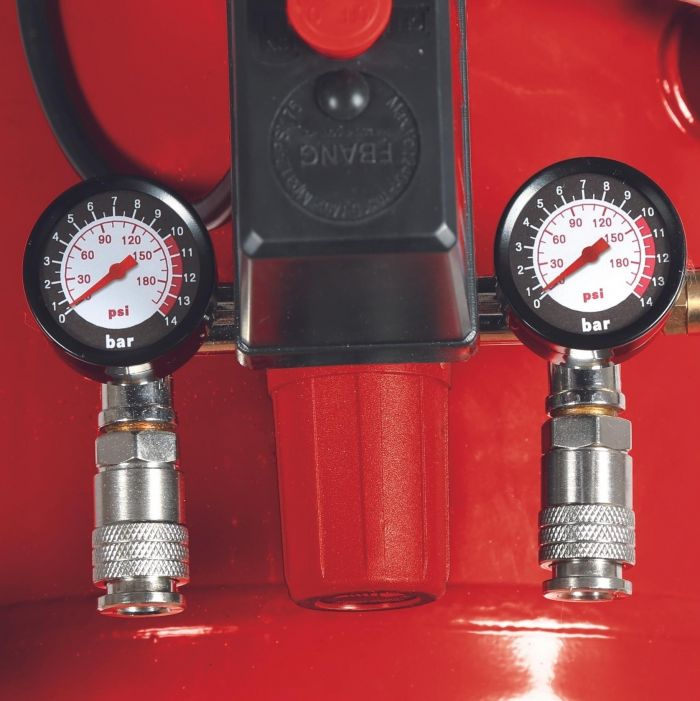 Компресор повітряний Einhell TC-AC 420/50/10 V, 2200Вт, 50л, 420л/хв, 10бар, 2 циліндри (V-подібний), 42кг