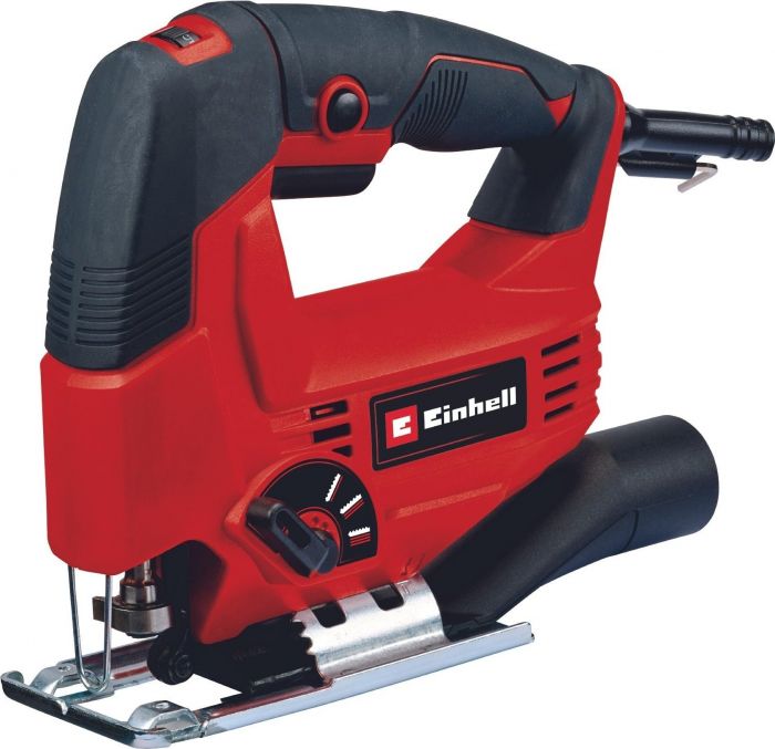 Лобзик електричний Einhell TC-JS 80/1 Kit, 550Вт, 1000-3000об•хв, в копмлекті 3 полотна, кейс, 1.86кг