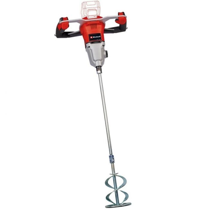 Міксер будівельний акумуляторний Einhell TP-MX 18-2LI BL - Solo, PXC, 18В, 450/720об•хв, М14, 60Нм,  безщітковий, 5.11кг, без АКБ і ЗП