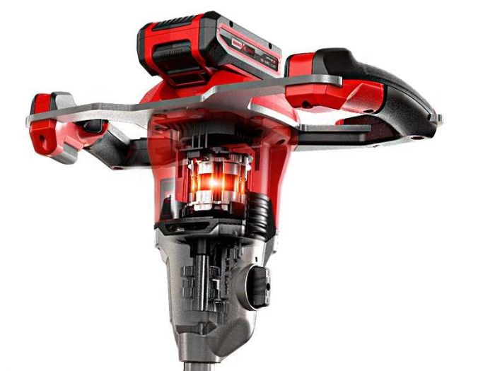 Міксер будівельний акумуляторний Einhell TP-MX 18-2LI BL - Solo, PXC, 18В, 450/720об•хв, М14, 60Нм,  безщітковий, 5.11кг, без АКБ і ЗП