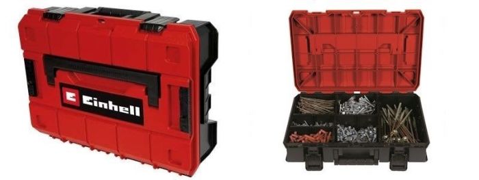 Модульна система для інструменту Einhell E-Case Tower, на коліщатках, 3 ящики модуля, 64.5х48х42.5см