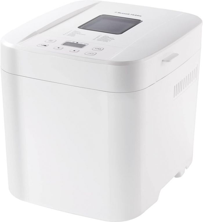 Хлібопічка Russell Hobbs 600Вт, програм-12, макс.вага -1кг, форма-прямокутник, пластик, білий