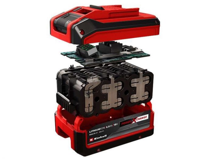 Набір акумулятора та зарядного пристрою Einhell Boostcharger PXC, 1х18В, 4-6А•год  6A, 1х18В,1х4-6А•год, ЗП 6А, 1.88кг