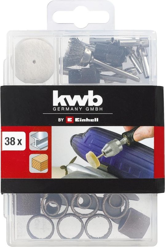 Набір оснастки Einhell, для гравера KWB, 38шт