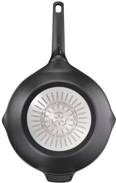 Сковорода Вок Tefal Robusto, 28см, алюміній, бакеліт, чорний