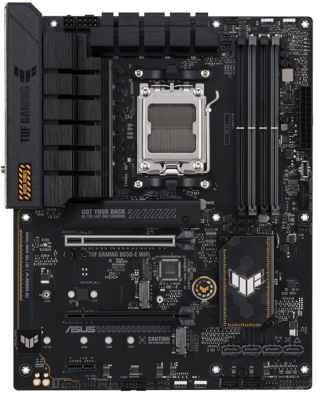 Материнcька плата ASUS TUF GAMING B650-E WIFI sAM5 B650 4xDDR5 M.2 USB HDMI DP WiFi BT ATX
