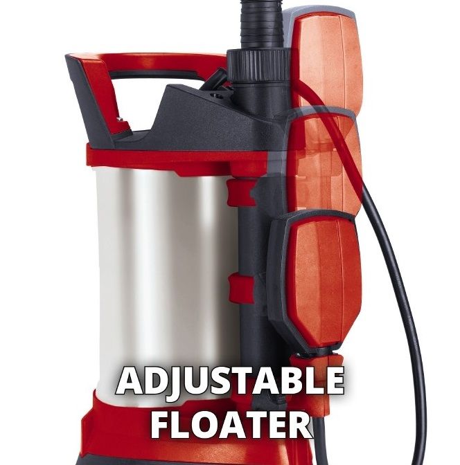Насос погружний для брудної води Einhell GE-DP 7935 N ECO, 20000л/г 790Вт, вис 9м, глиб 7м, 35мм, 7.3кг