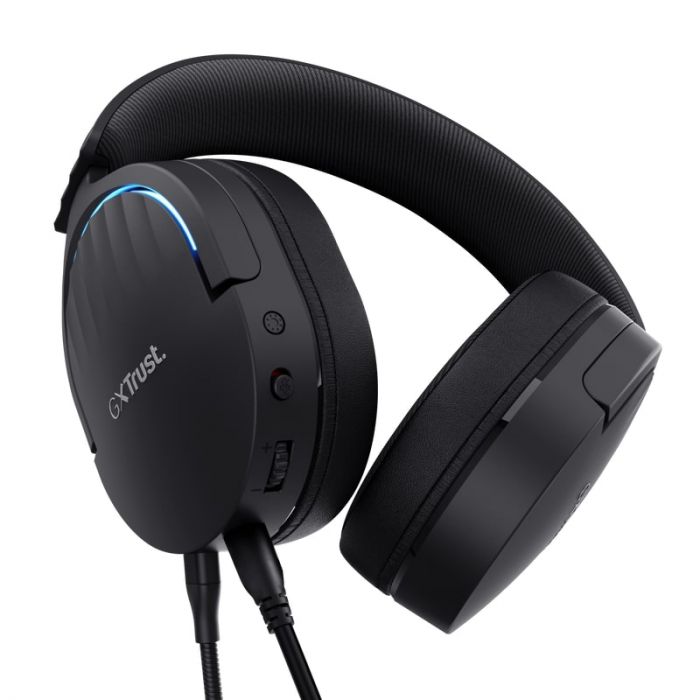 Гарнітура ігрова Trust GXT 490 FAYZO, 7.1, USB-A, 2м, чорний