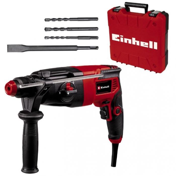 Перфоратор Einhell TC-RH 800 4F Kit, SDS-plus, 620Вт, 2.2Дж, кейс, 2.86кг