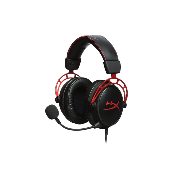 Гарнітура ігрова HyperX Cloud Alpha, mini-jack/dual 3.5мм, 1.2м/2м чорно-червоний