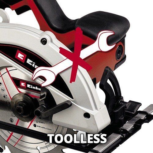 Пила дискова Einhell TC-CS 1250, 1250Вт, 165х16мм, 5500об/хв, 3.95кг