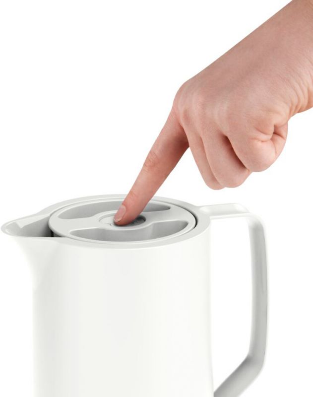 Термоглечик Tefal Motiva, 1л, пластик, скло, білий