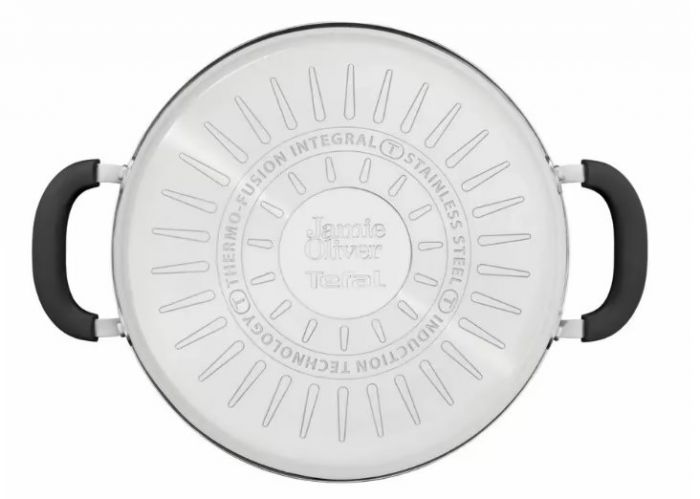 Сотейник з кришкою Tefal Jamie Oliver Home Cook, 24см, нержавіюча сталь, силікон