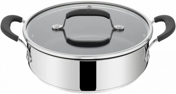 Сотейник з кришкою Tefal Jamie Oliver Home Cook, 24см, нержавіюча сталь, силікон
