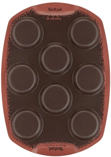Деко Tefal PerfectBake,  8 форм, круглий, 21х29см, алюміній, коричневий