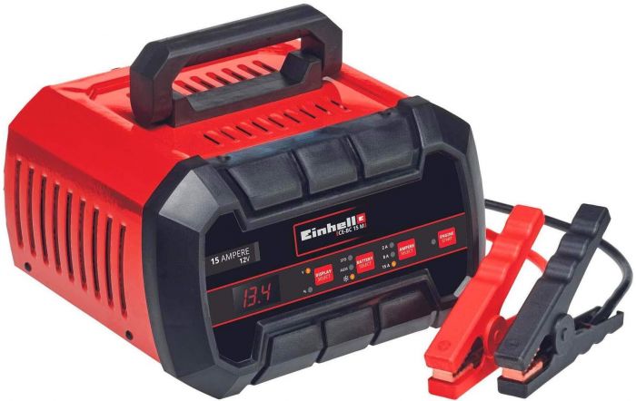 Пуско-зарядний пристрій Einhell CE-BC 15 M, 280Вт, 12В, 3-300А·год, макс 15А