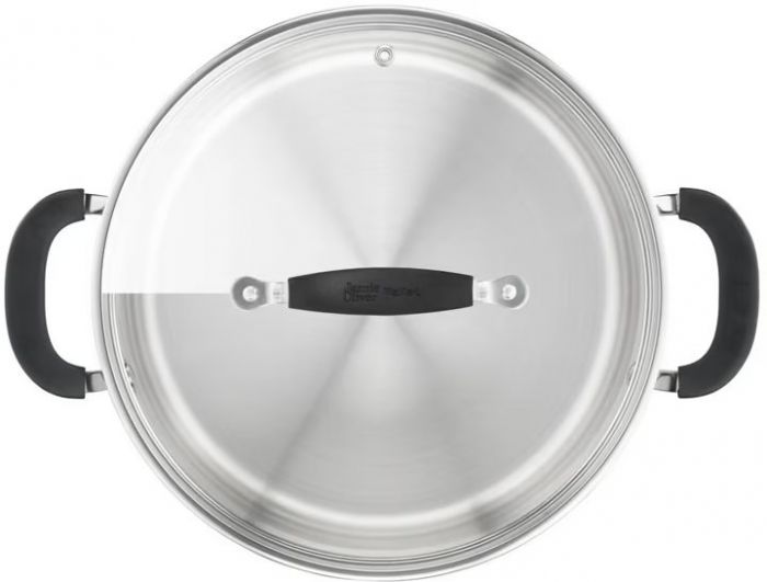Каструля Tefal Jamie Oliver Home Cook, 8.4л, з кришкою, нержавіюча сталь, силікон