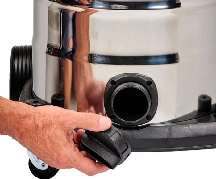 Пилосос професійний Einhell TE-VC 2340 SACL, 1500Вт, 225мБар, контейнер 40л, розетка, клас L, 10.1кг