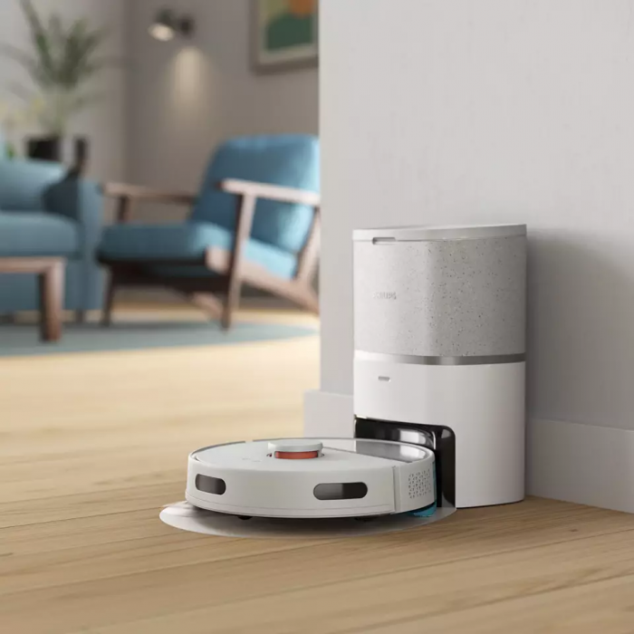 Робот-пилосос Philips 3000 Series, h=44983см, конт пил -0.33л, вода -0.3л, автон. робота до 200хв, HEPA 11, білий