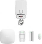 Комплект охоронної сигналізації Ajax StarterKit 2 + Розумний кульовий кран Ajax WaterStop 3/4", білий