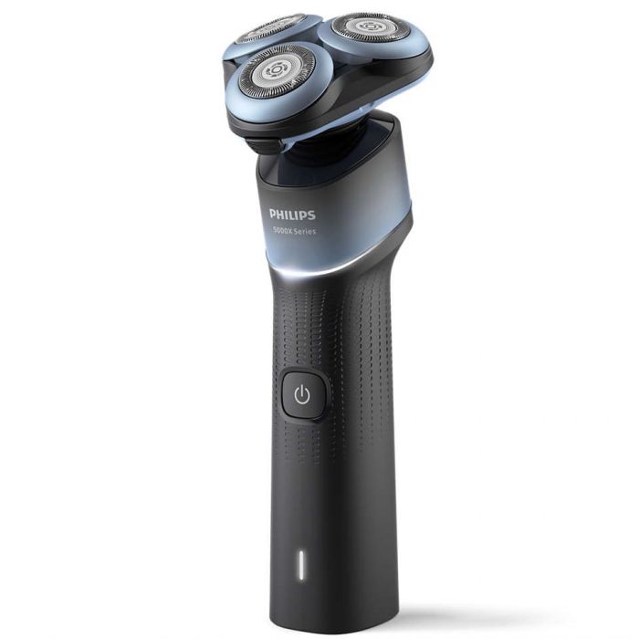 Бритва електр. Philips роторна Series 5000X, 4.5Вт,  бритв.головок-3, Li-Ion, сух.+волог., чорно-синій