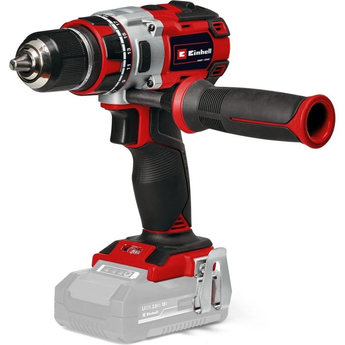 Шурупокрут-дриль акумуляторний Einhell TP-CD 18/80 Li BL - Solo, PXC, 18В, безщіткова, 80Нм, 0-500/0-1800об/хв, 1.4кг, без АКБ та ЗП