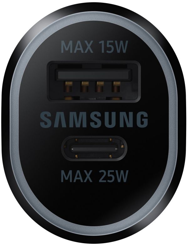 Зарядний пристрій автомобільний Samsung 40Вт USB-A/USB-C, чорний