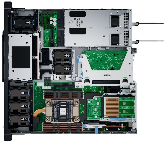 Сервер Dell PowerEdge XR5610 Rugged, Gold 5416S 2GHz/16-core/1P, 128GB DDR5, 960GB SSD, 4SFF, PERC H355, 4x25GbE 4x1GbE BASE-T, RPS 1400W, 1U, iDRAC9 Ent, MIL Tested 55C, 3Y Warranty