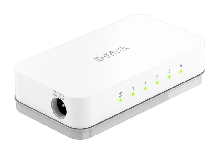 Комутатор D-Link GO-SW-5E 5xFE, Некерований