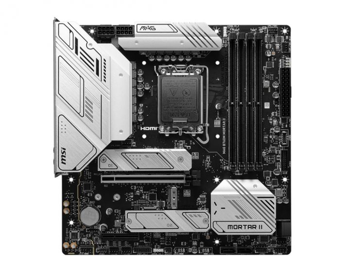 Материнcька плата MSI MAG B760M MORTAR II s1700 B760 4xDDR5 HDMI DP mATX