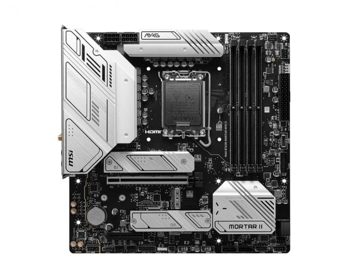 Материнcька плата MSI MAG B760M MORTAR WIFI II s1700 B760 4xDDR5 HDMI DP WiFi BT mATX