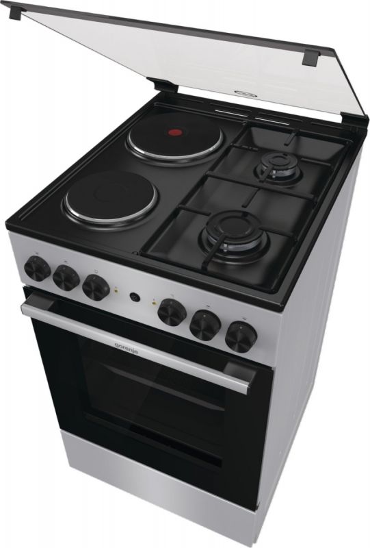 Плита Gorenje комбінована, 68л, 50x60см, нерж