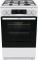 Плита Gorenje комбінована, 62л, 50x60см, дисплей, IconLed, емальовані, білий
